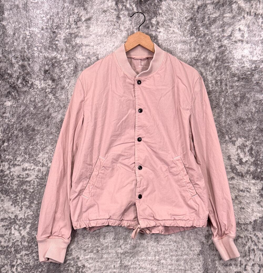 Save Khaki United SKU Jacket Medium Mens Pink Cotton Poplin Bomber